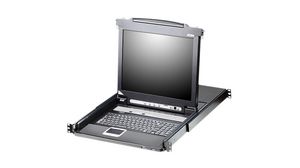 LCD KVM-konsol PS/2, hane - PS2 / USB